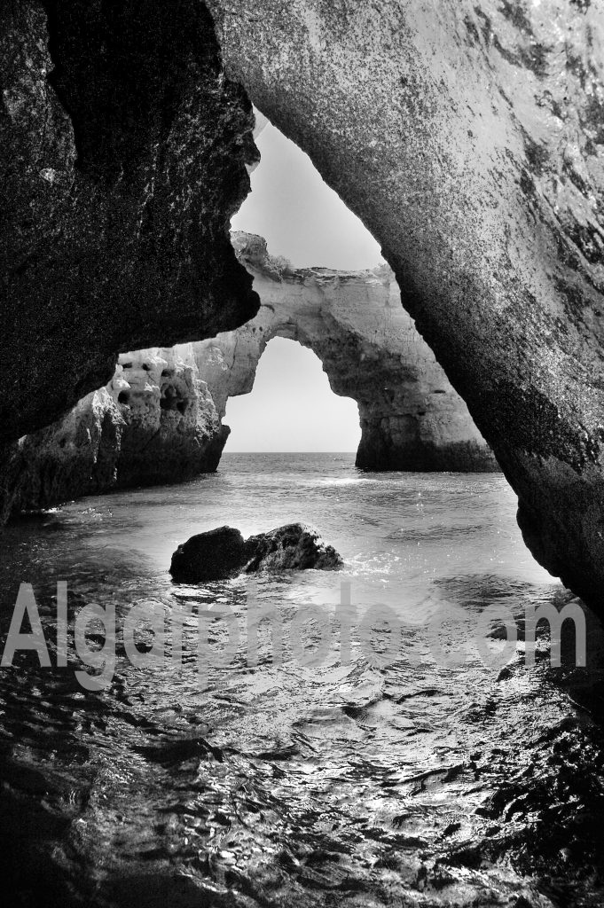 Algarve photography Albandeira Sea Cave portrait